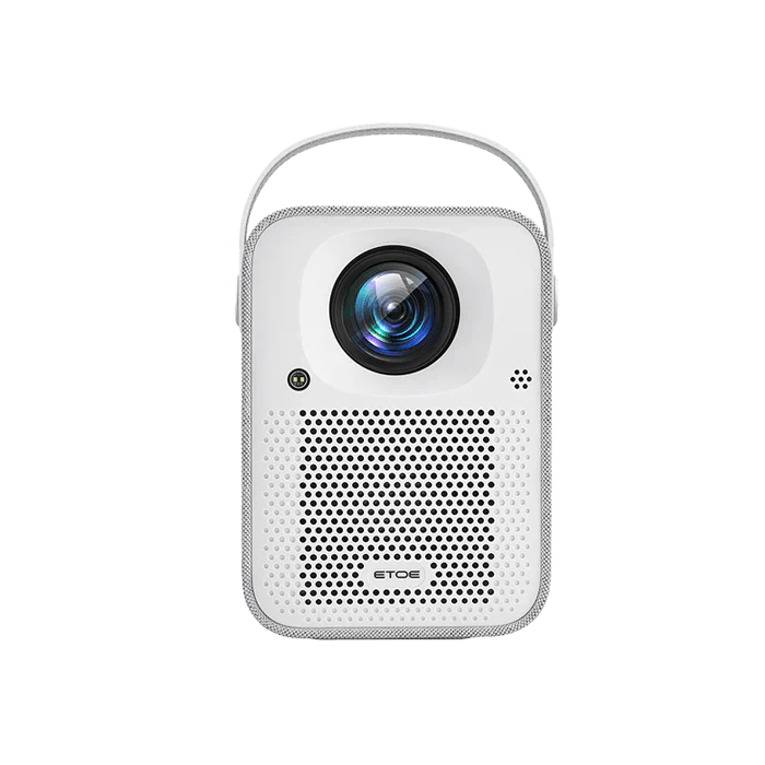 ETOE Seal Google TV Projector – Full HD 1080P, 500 ANSI Lumens, Smart Streaming, Dolby Audio, Wi - Fi & Bluetooth - ETOE Projector